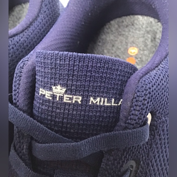 Peter Millar Hyperlight Glide Sneakers Shoes Navy Blue Mens size 11 - Picture 8 of 9